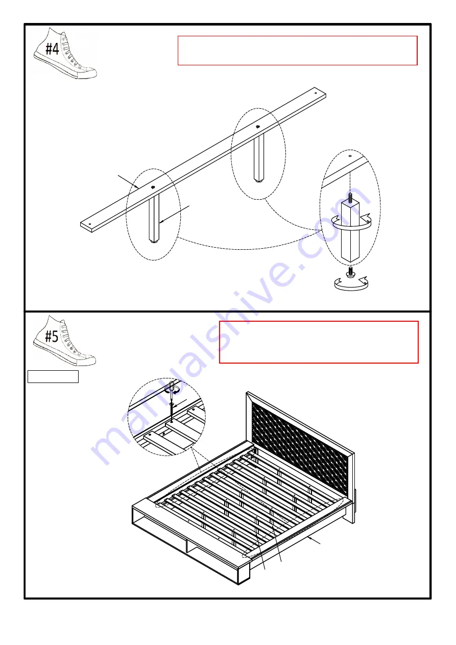 Furniture of America FOA7893EK Assembly Instructions Manual Download Page 6