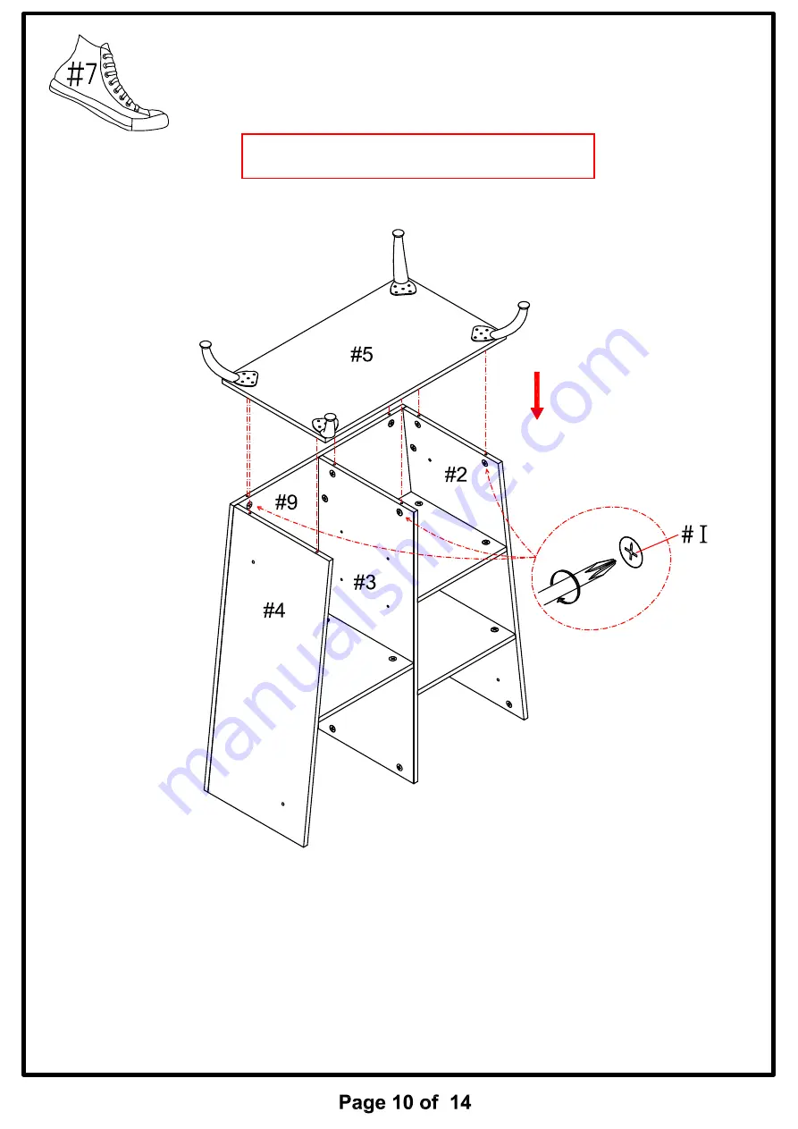 Furniture of America Fuero CM-BT6464 Скачать руководство пользователя страница 10