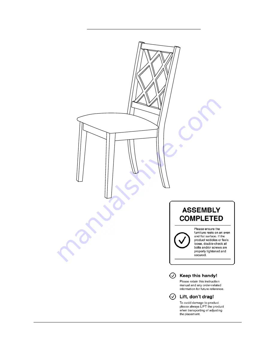 Furniture of America Haleigh CM3491RT-5PC Assembly Instructions Manual Download Page 8