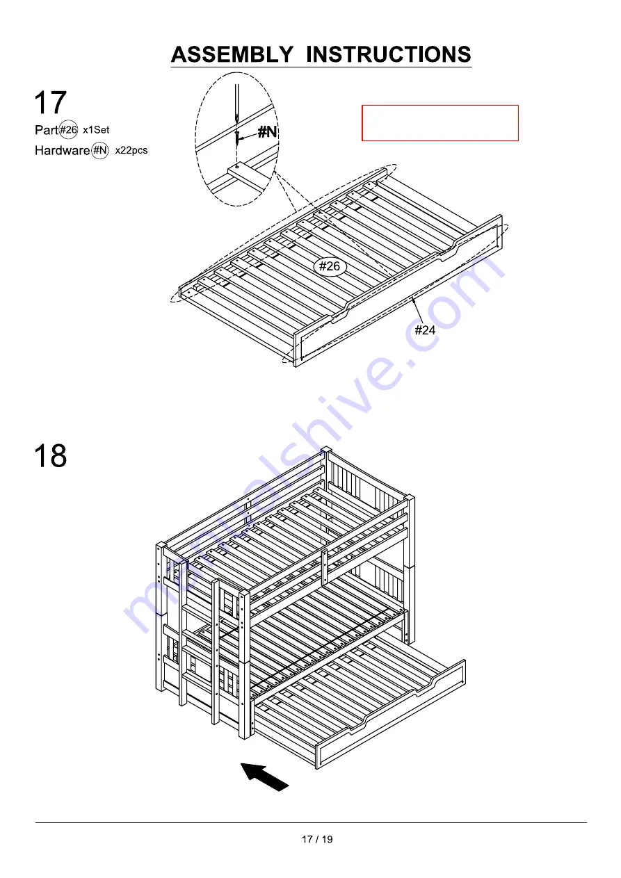 Furniture of America Kadence FOA-BK974 Скачать руководство пользователя страница 17