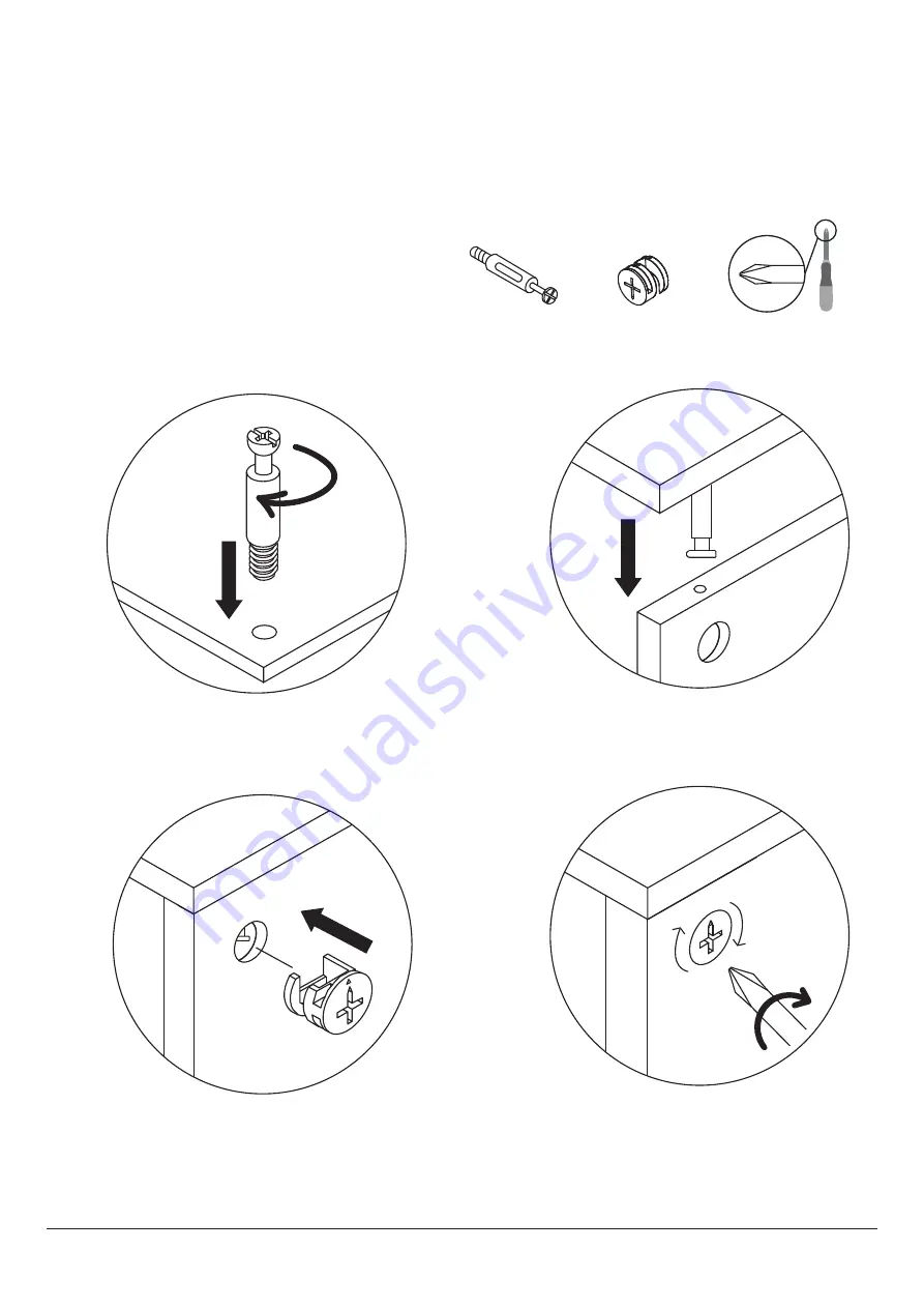 Furniture of America Launces CM-AC119 Assembly Instructions Manual Download Page 5