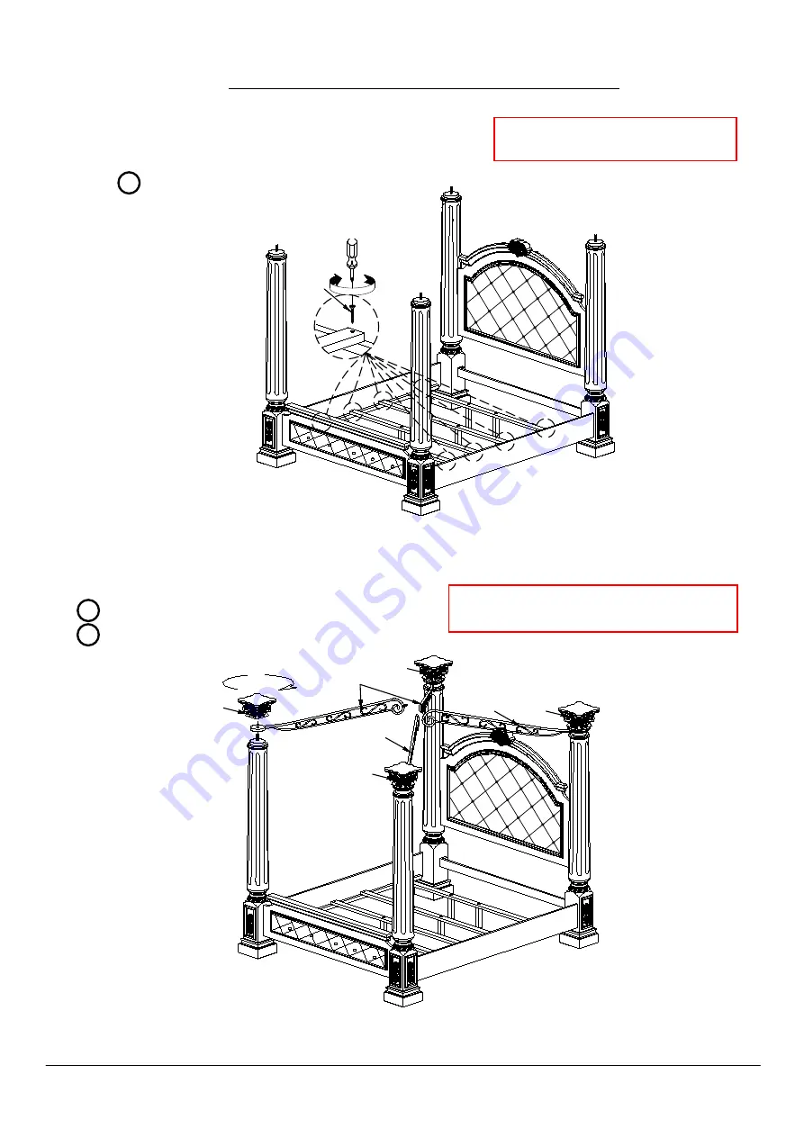 Furniture of America Mandalay CM7271CK Скачать руководство пользователя страница 10