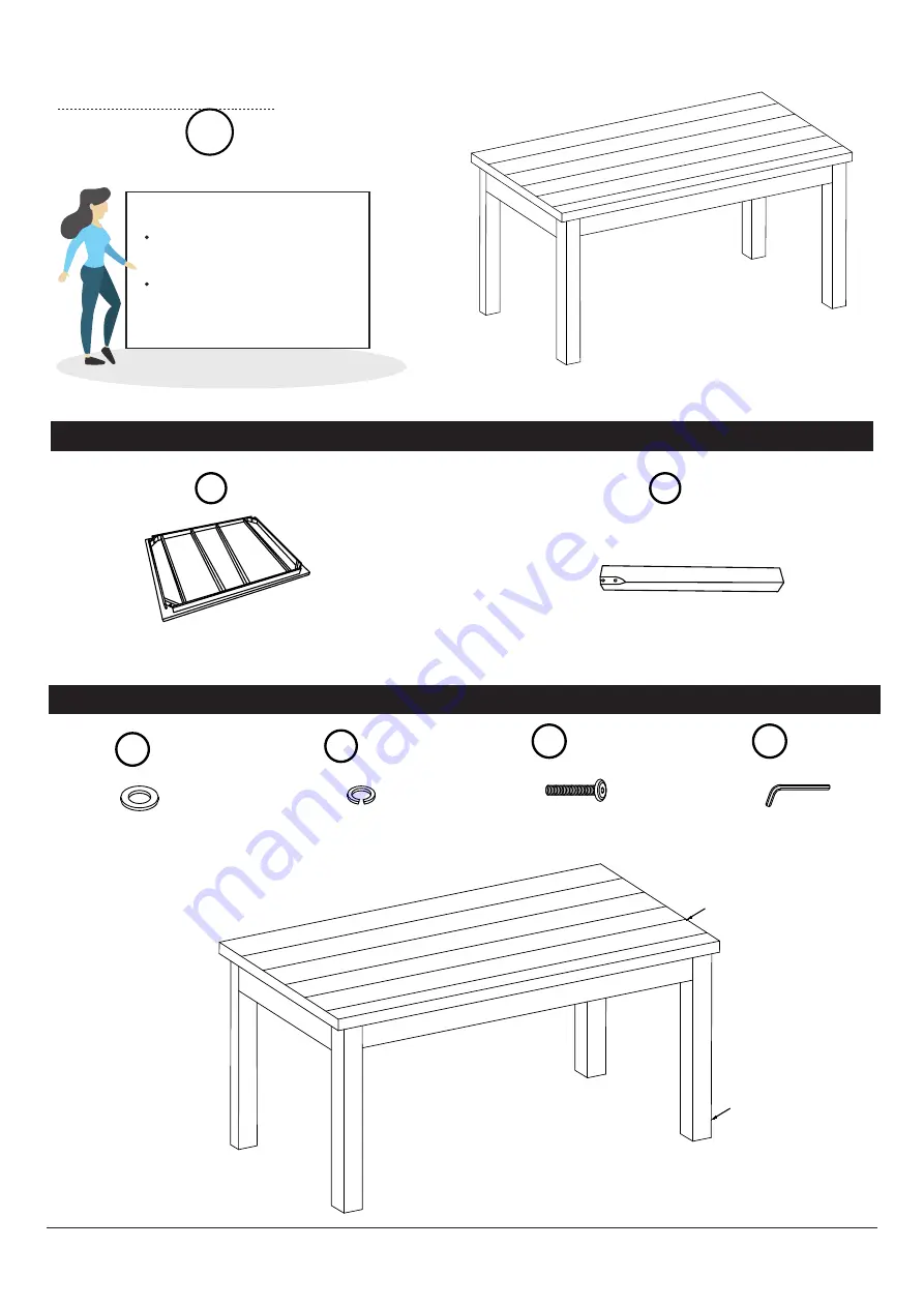 Furniture of America Marshall CM3564T Скачать руководство пользователя страница 5