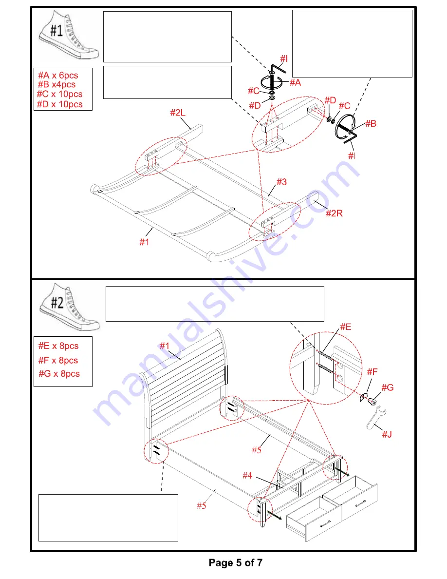 Furniture of America Ribeira CM7252CK Скачать руководство пользователя страница 11