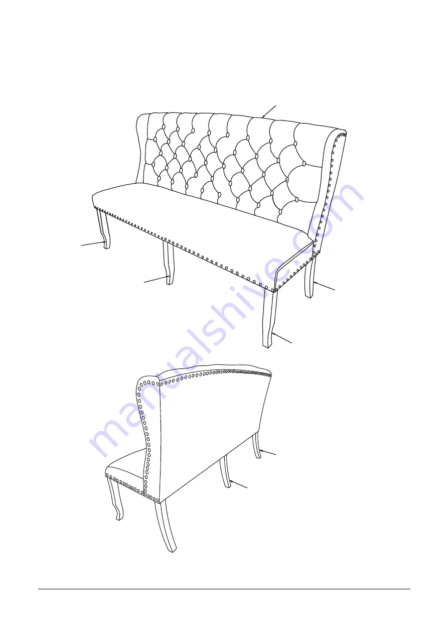 Furniture of America Sania CM3324BK-BNL Скачать руководство пользователя страница 6