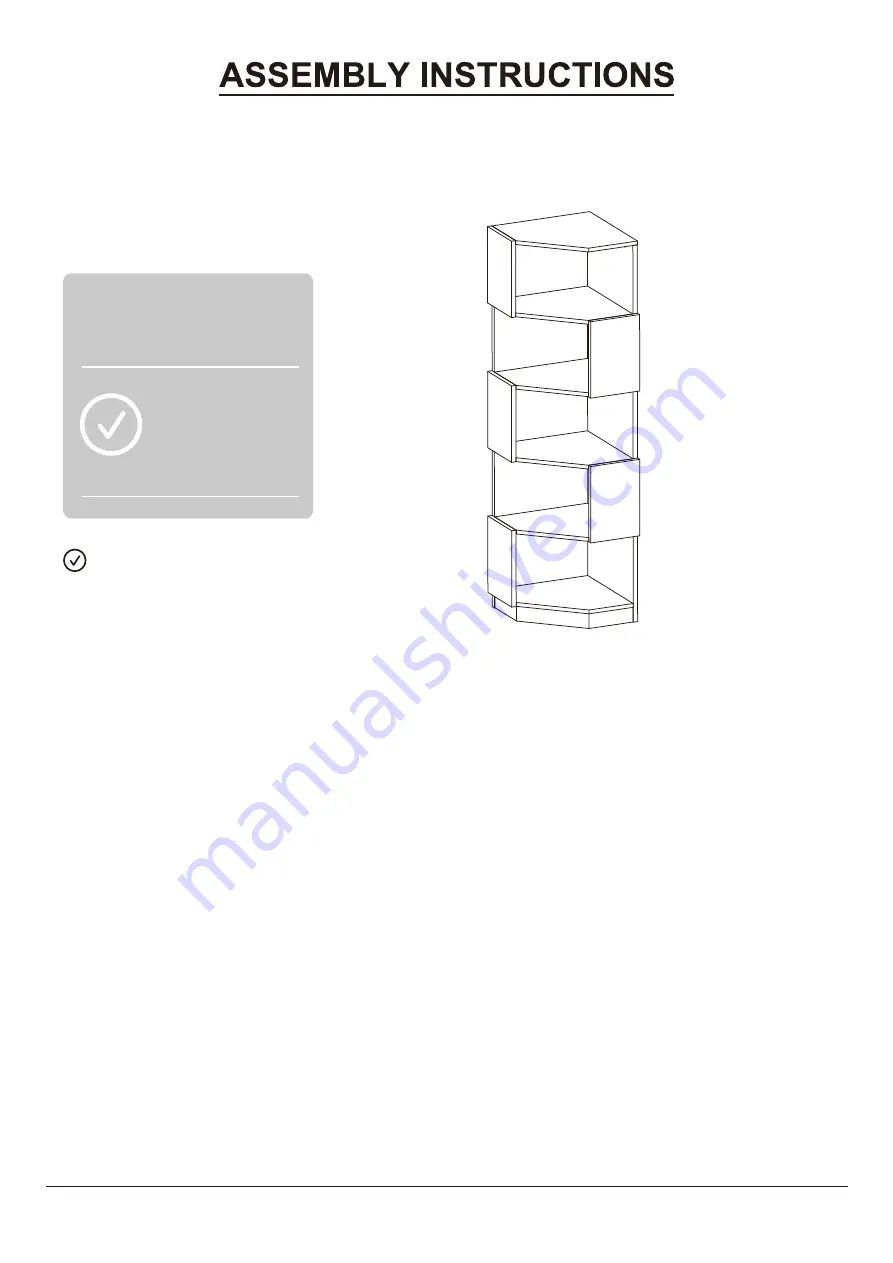 Furniture of America YNJ-1403-5 Assembly Instructions Manual Download Page 11