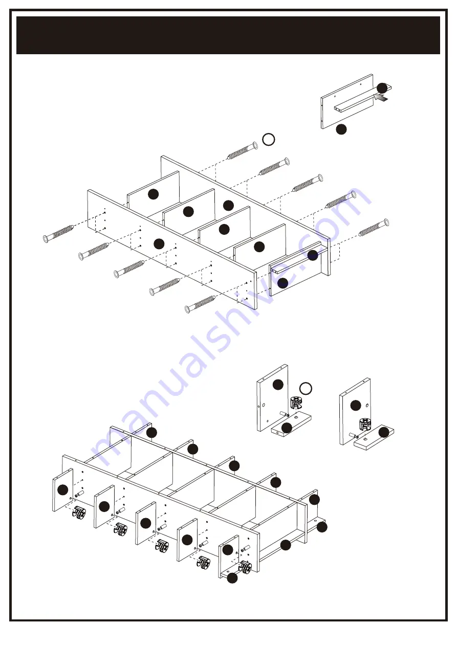 Furniture of America YNJ-1412-5 Assembly Instructions Manual Download Page 8