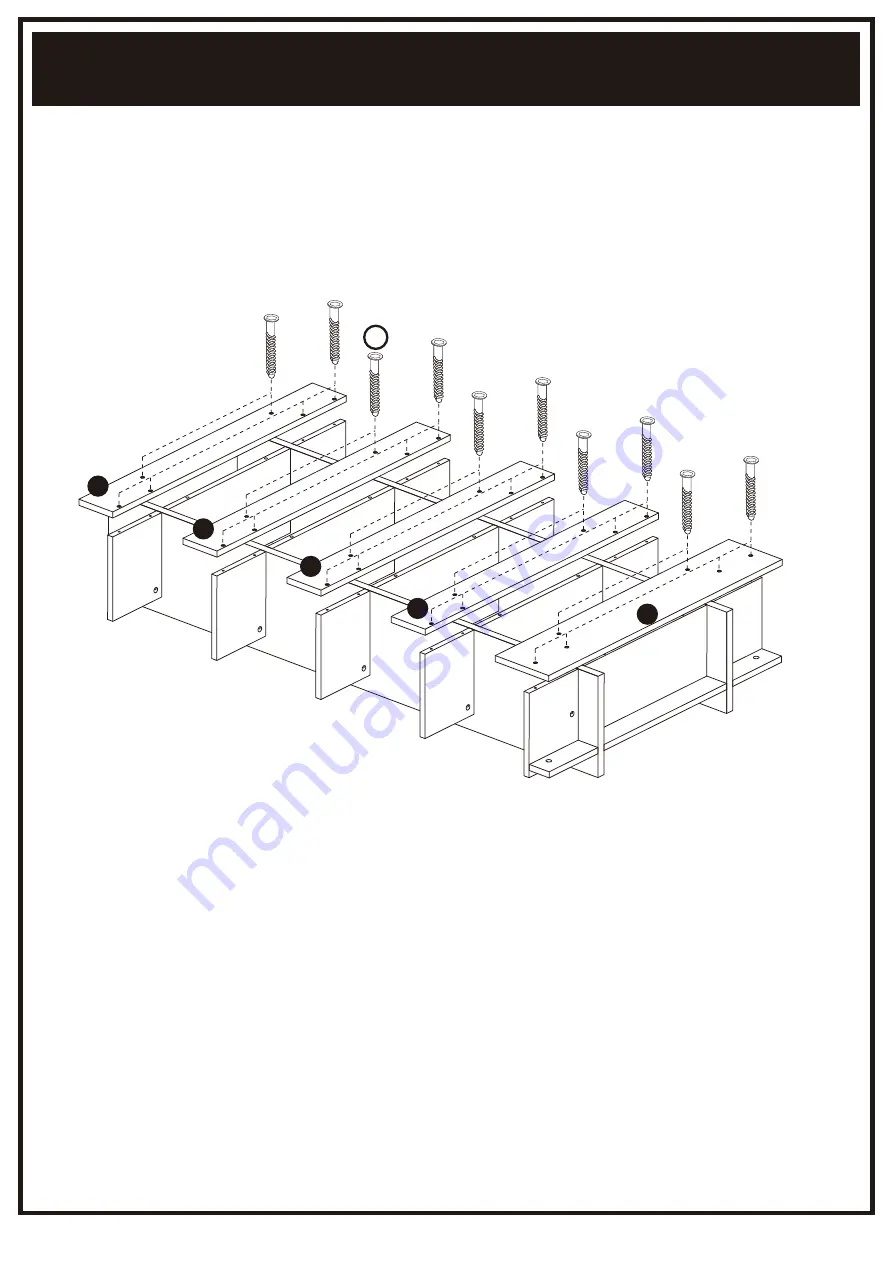 Furniture of America YNJ-1412-5 Assembly Instructions Manual Download Page 9