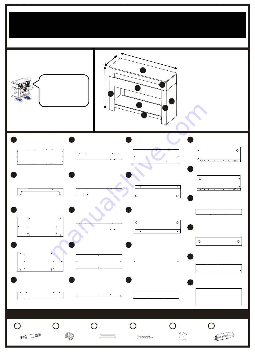 Furniture of America YNJ-1415 Скачать руководство пользователя страница 6