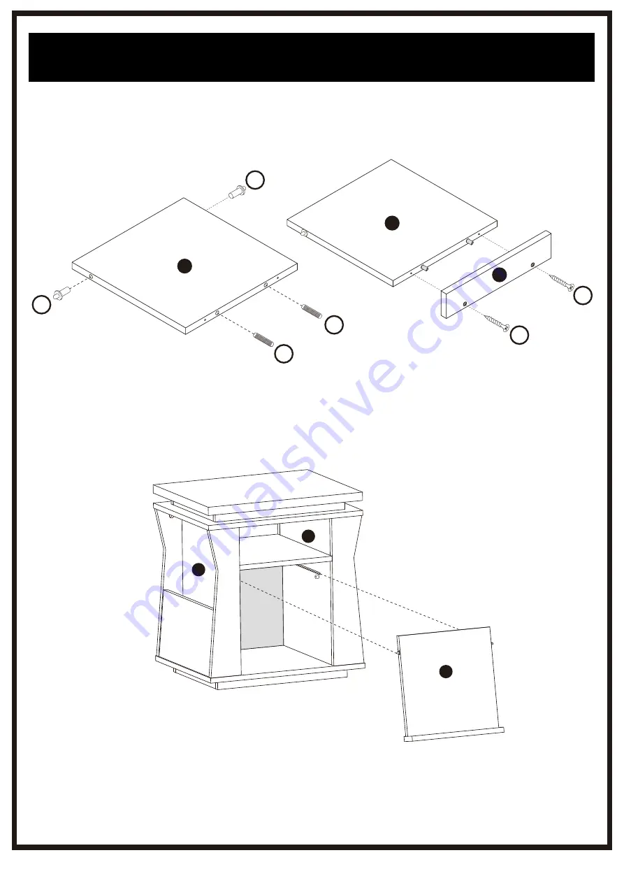 Furniture of America YNJ-15404C5 Assembly Instructions Manual Download Page 11