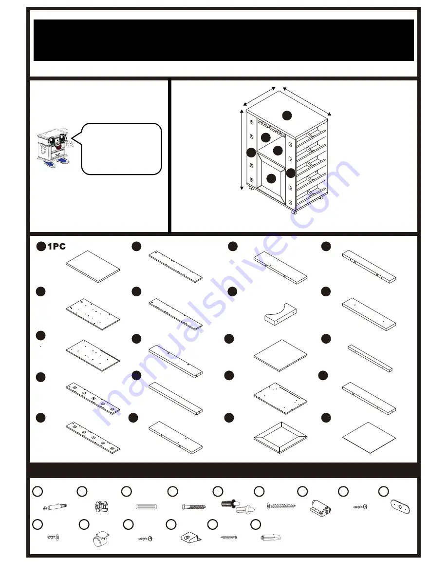 Furniture of America YNJ-1571 Скачать руководство пользователя страница 6