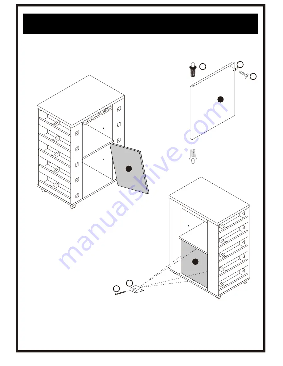 Furniture of America YNJ-1571 Assembly Instructions Manual Download Page 12