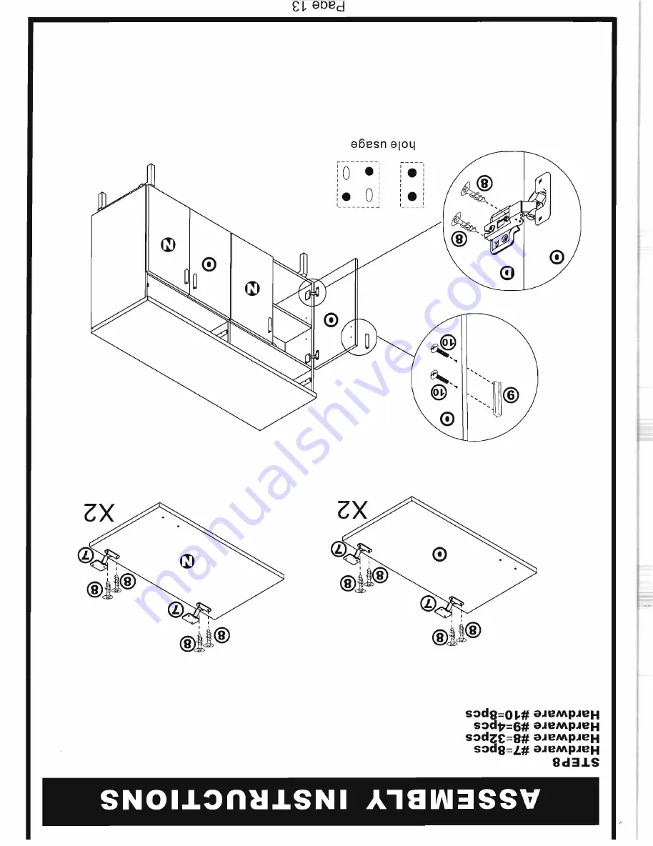 Furniture of America YNJ-BT2222 Скачать руководство пользователя страница 13