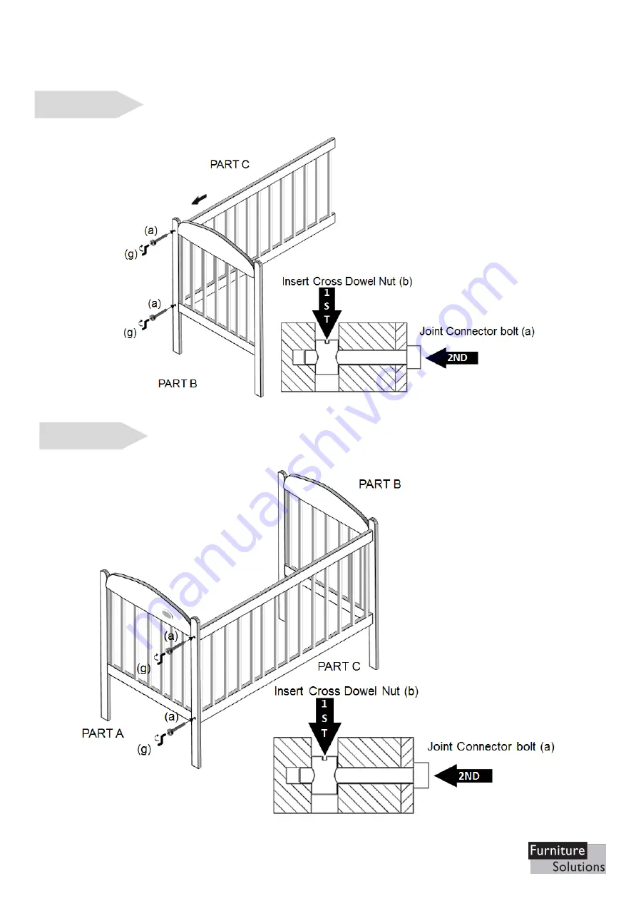 Furniture Solutions Kuba Cot II KUCO Скачать руководство пользователя страница 5