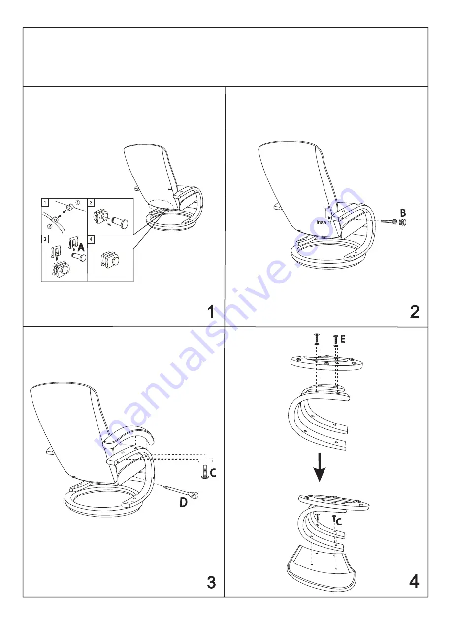 Furniture Solutions Recline & Relax LOUVRE 16LOU Скачать руководство пользователя страница 4