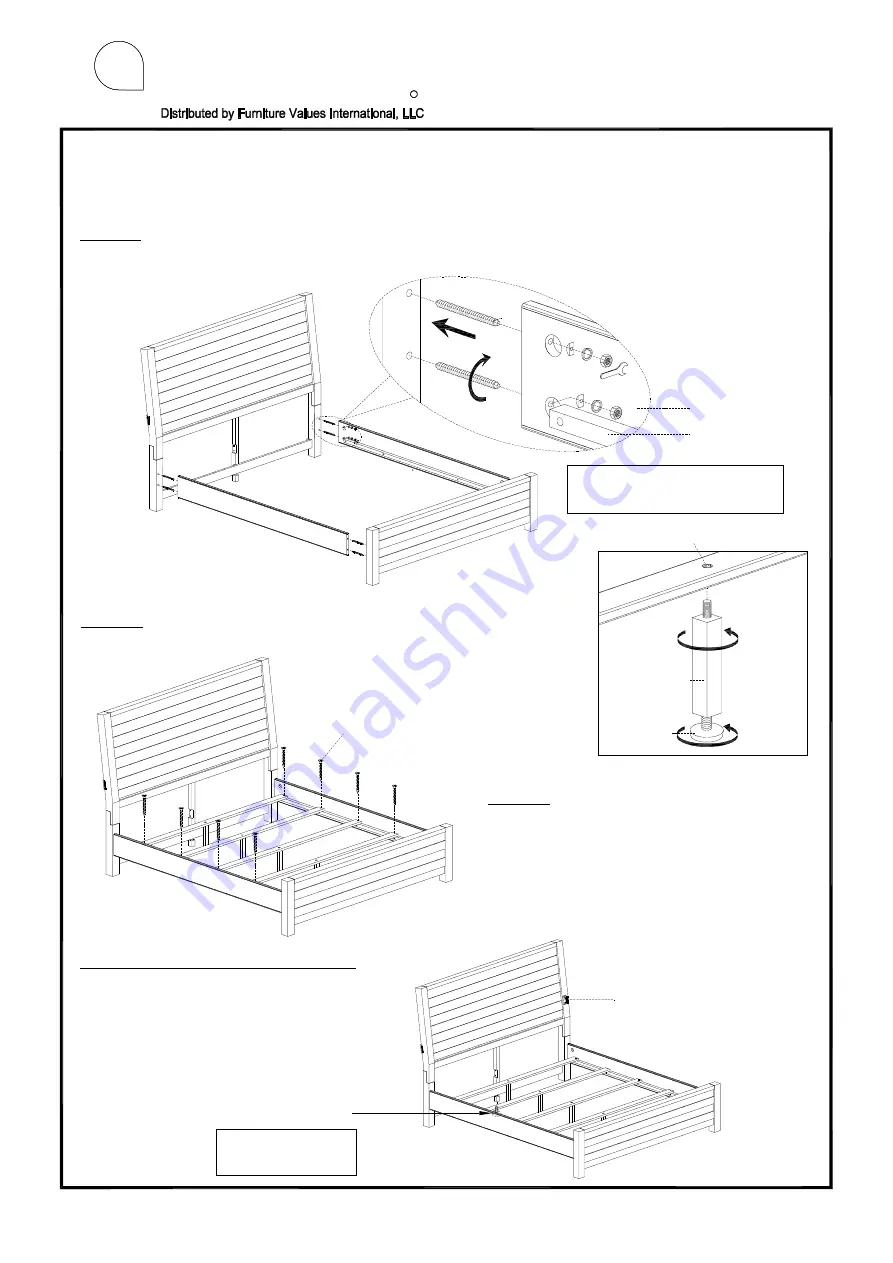 Furniture Values International aspenhome I240-400-RIV Скачать руководство пользователя страница 3