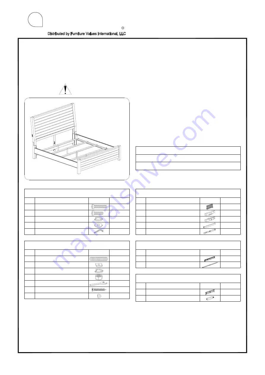 Furniture Values International aspenhome I240-400-RIV Скачать руководство пользователя страница 8