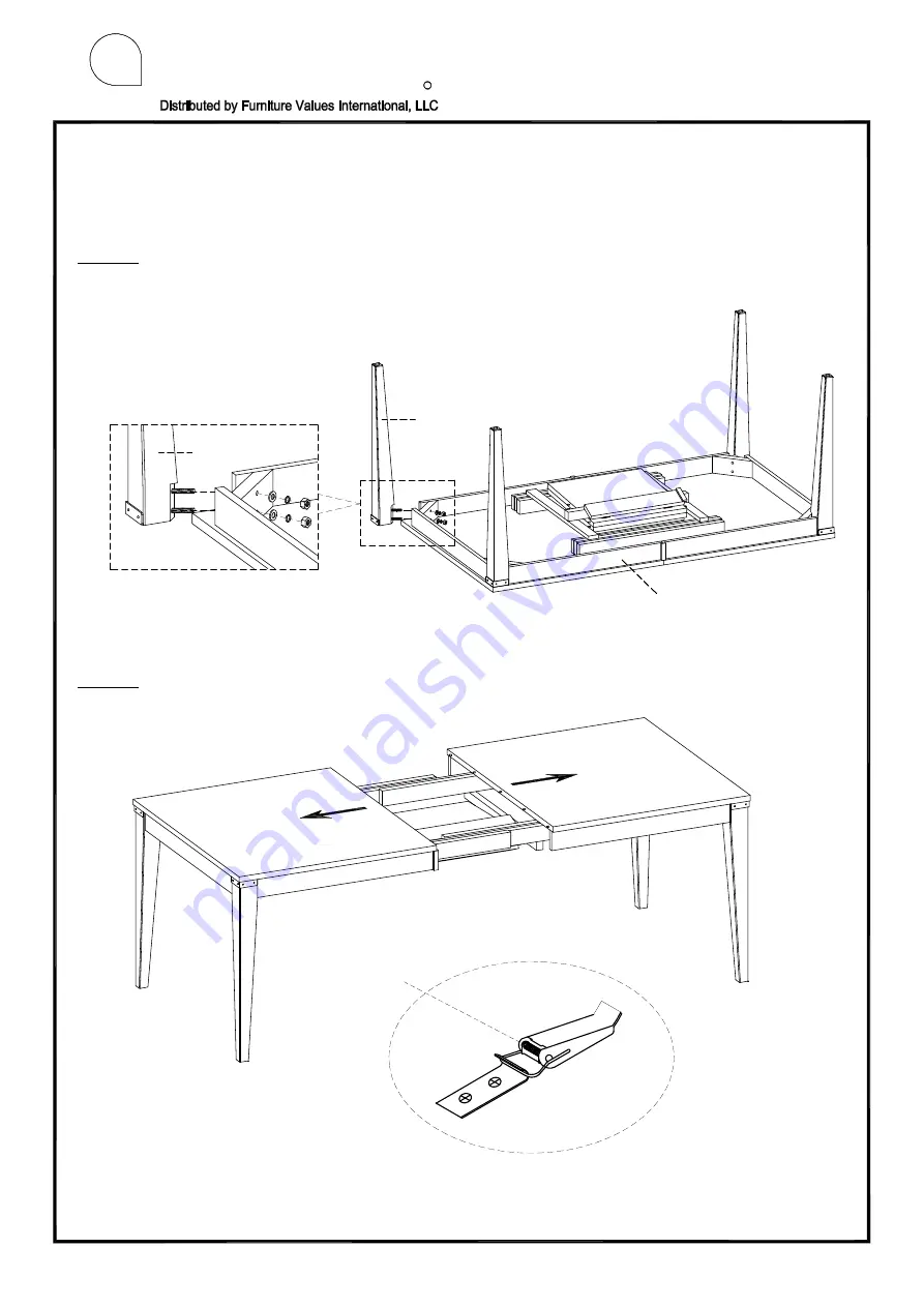 Furniture Values International aspenhone I356-6050-BRB Скачать руководство пользователя страница 2