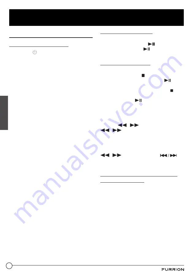 Furrion DV1230 Instruction Manual Download Page 94