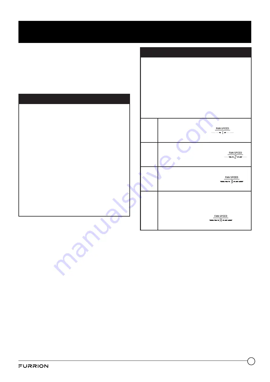 Furrion FACW12PA-BL Скачать руководство пользователя страница 9