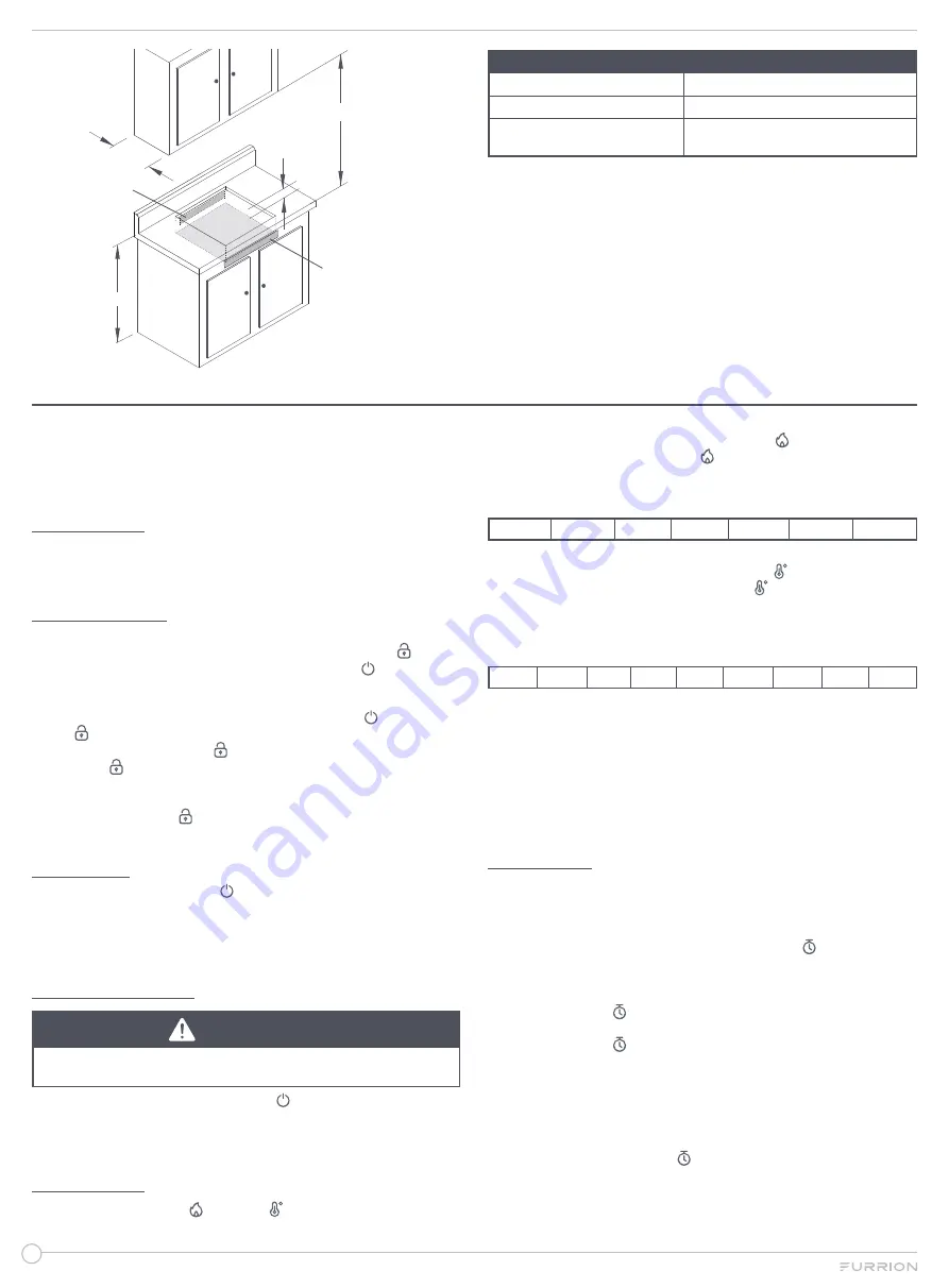 Furrion FIH1ZEA-BG User Manual Download Page 5