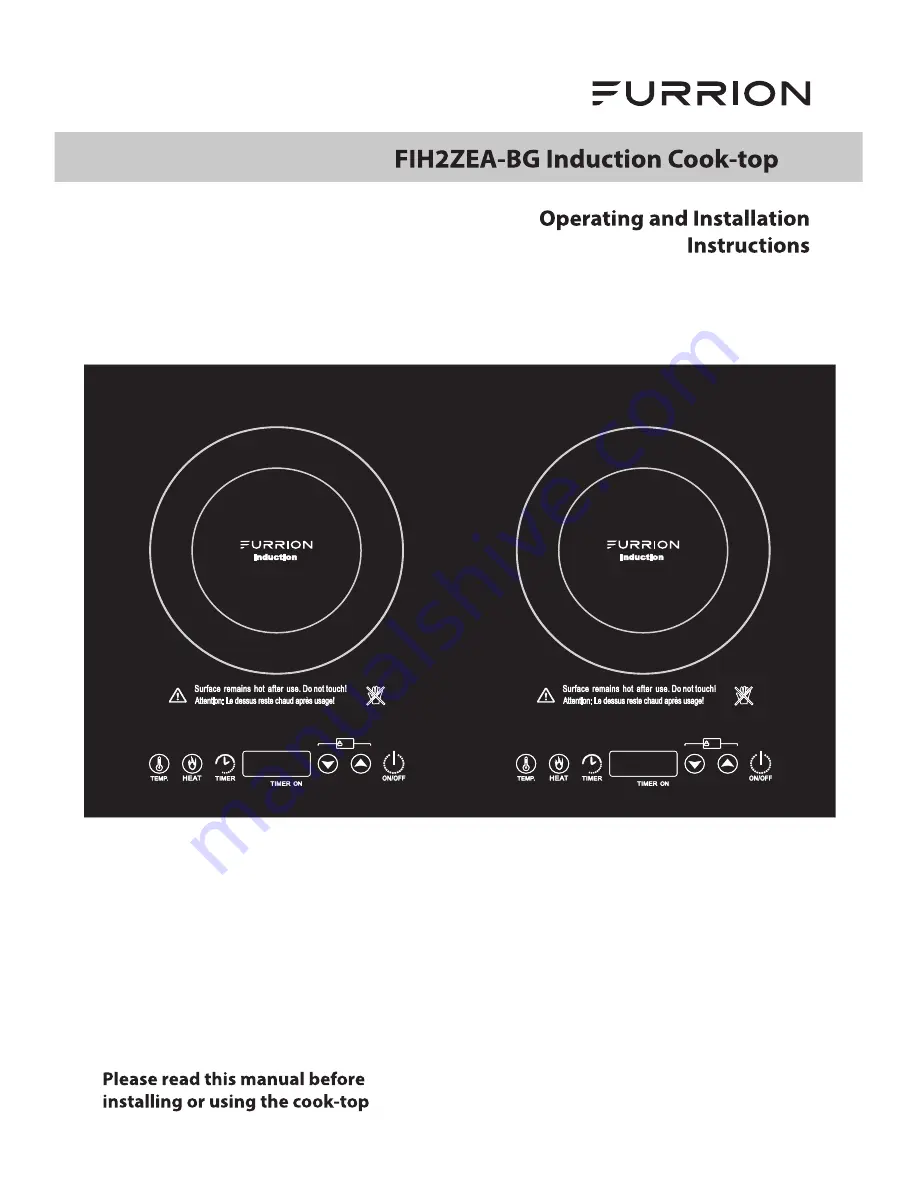 Furrion FIH2ZEA-BG Скачать руководство пользователя страница 1