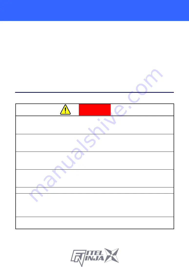 Furukawa electric FITELNINJA NJ001 User Manual Download Page 7