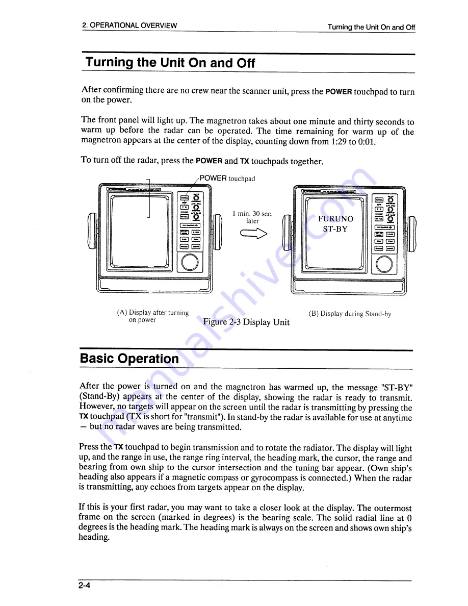 Furuno 1751 MARK-2 Operator'S Manual Download Page 24