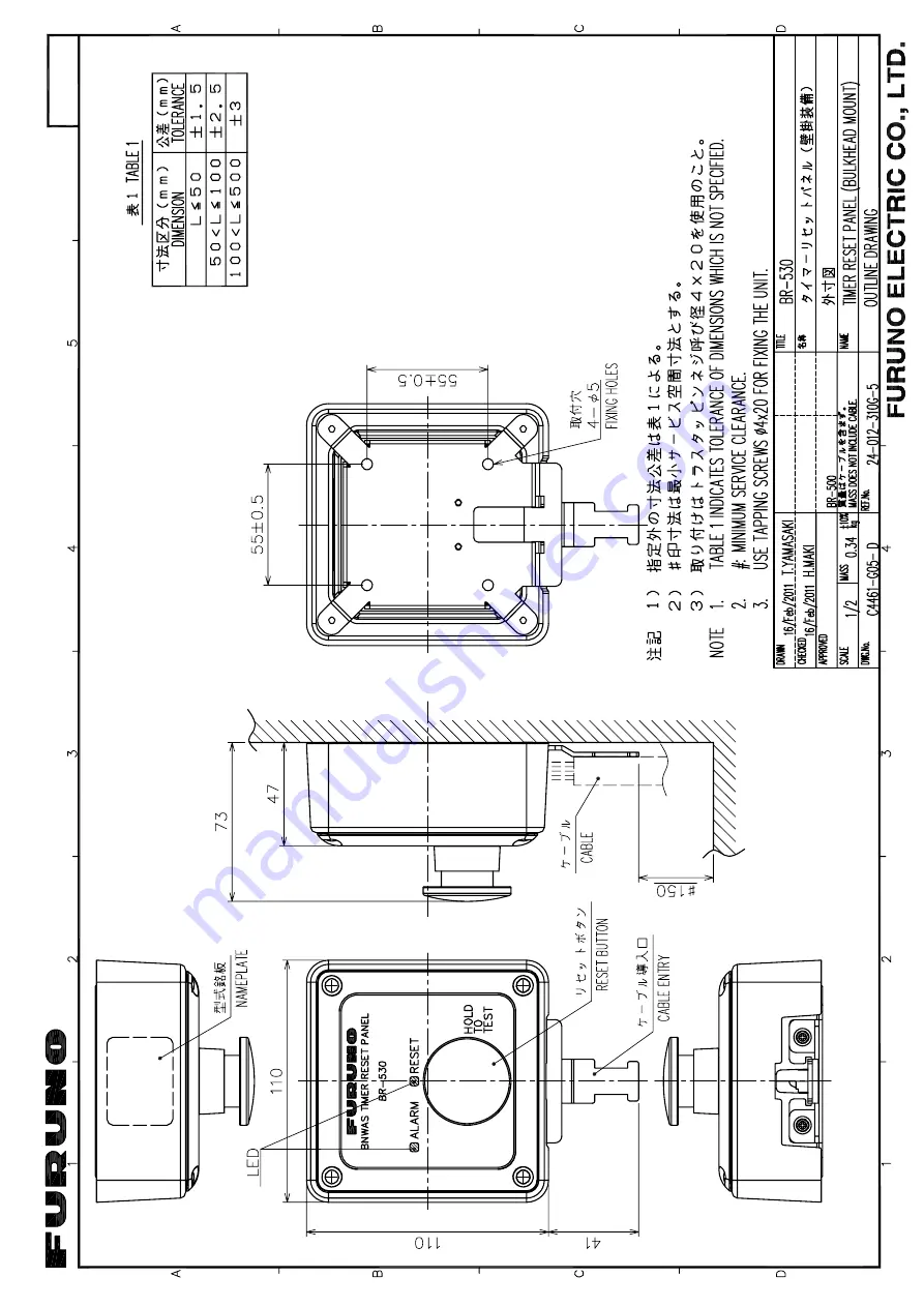 Furuno BR-500 Operator'S Manual Download Page 76