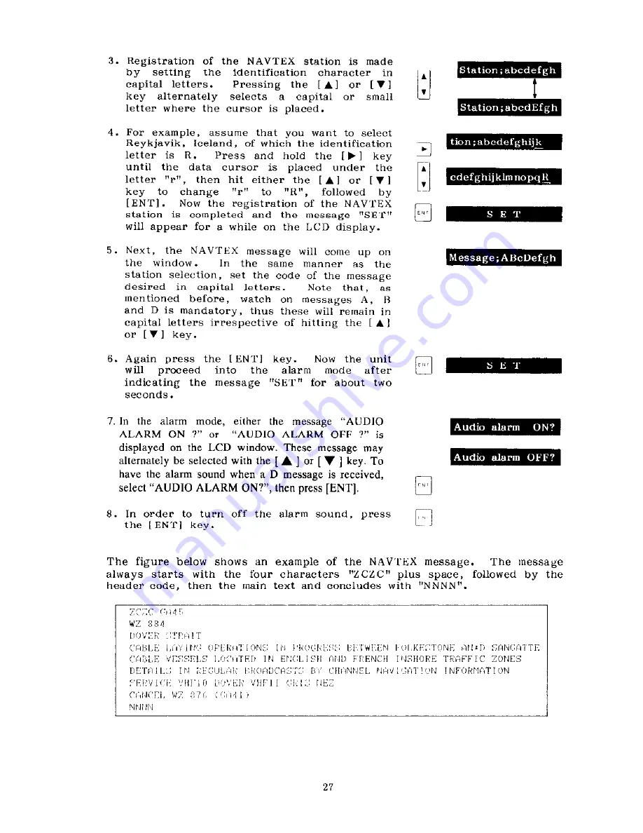 Furuno DFAX FAX-208/A/N Скачать руководство пользователя страница 30