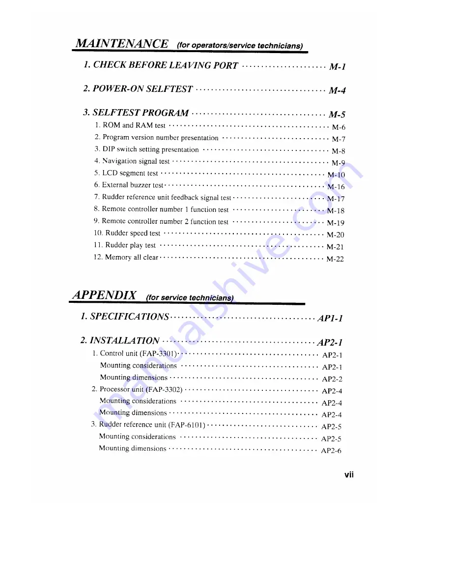 Furuno FAP-330 Operator'S Manual Download Page 8