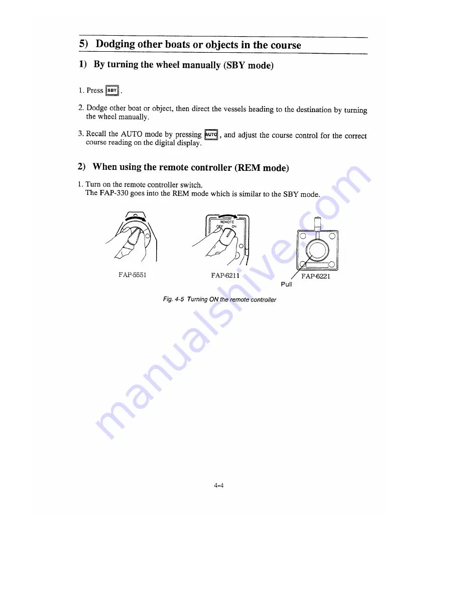 Furuno FAP-330 Operator'S Manual Download Page 23