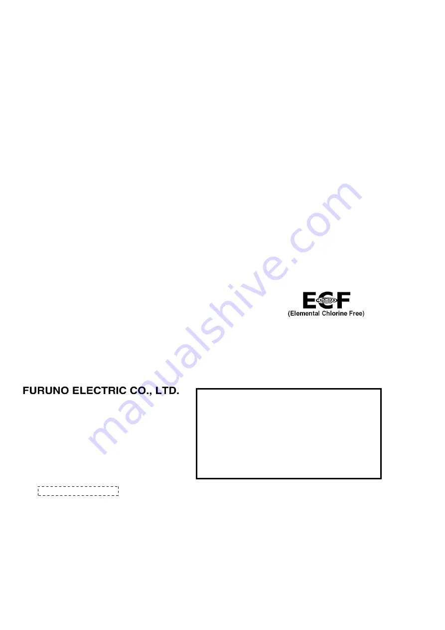 Furuno FAX-408 Скачать руководство пользователя страница 2