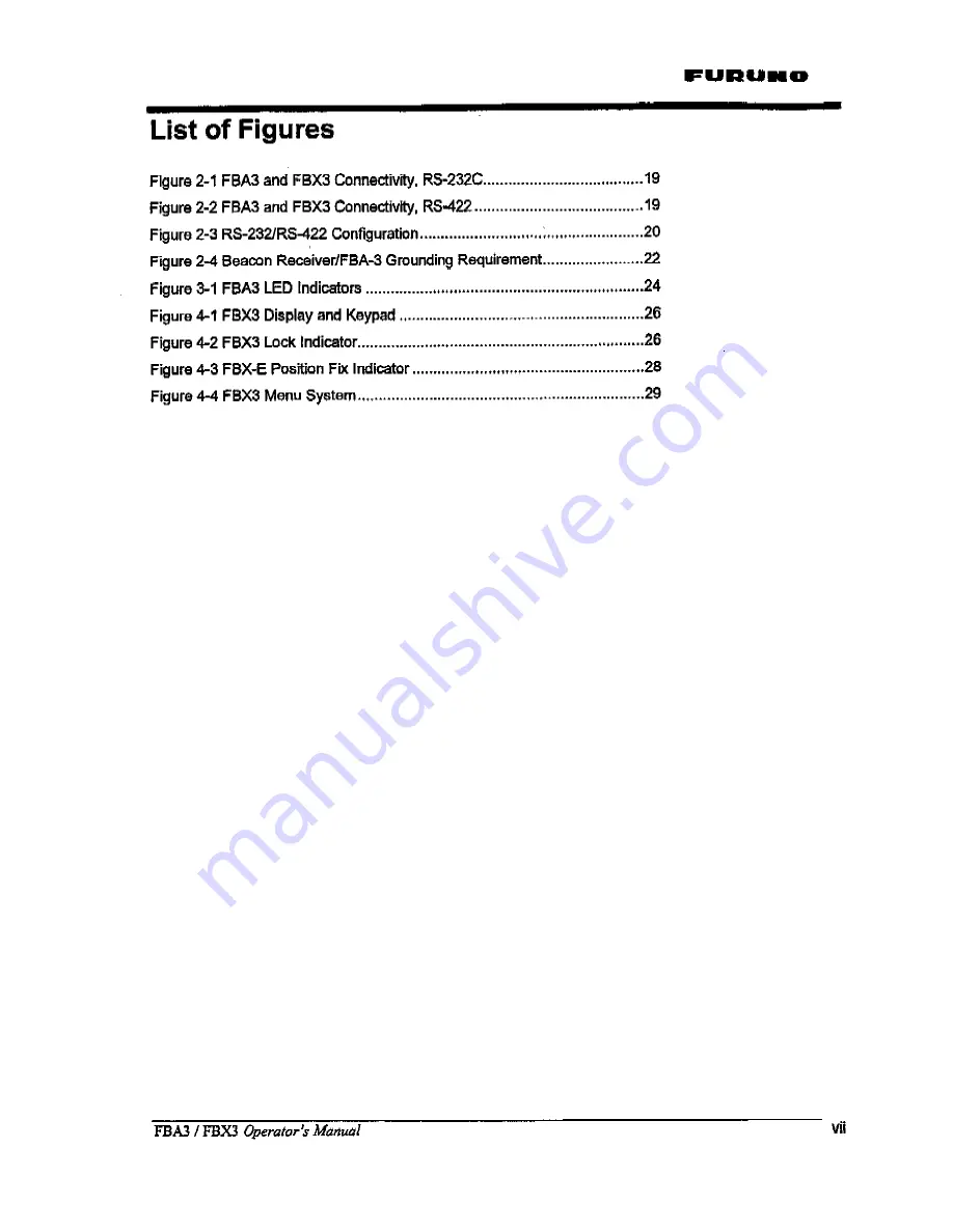 Furuno FBA3 Operator'S Manual Download Page 8