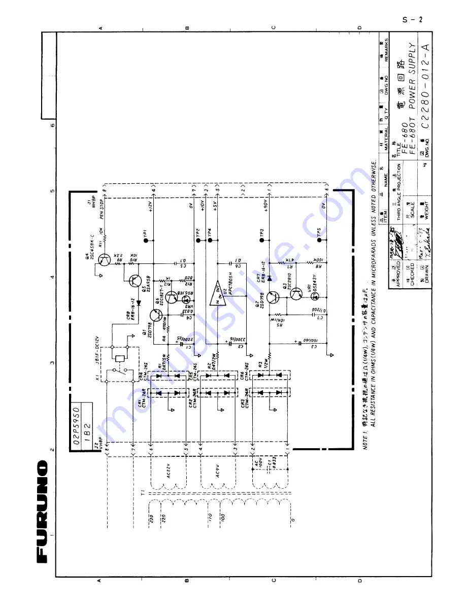 Furuno FE-680 Скачать руководство пользователя страница 34