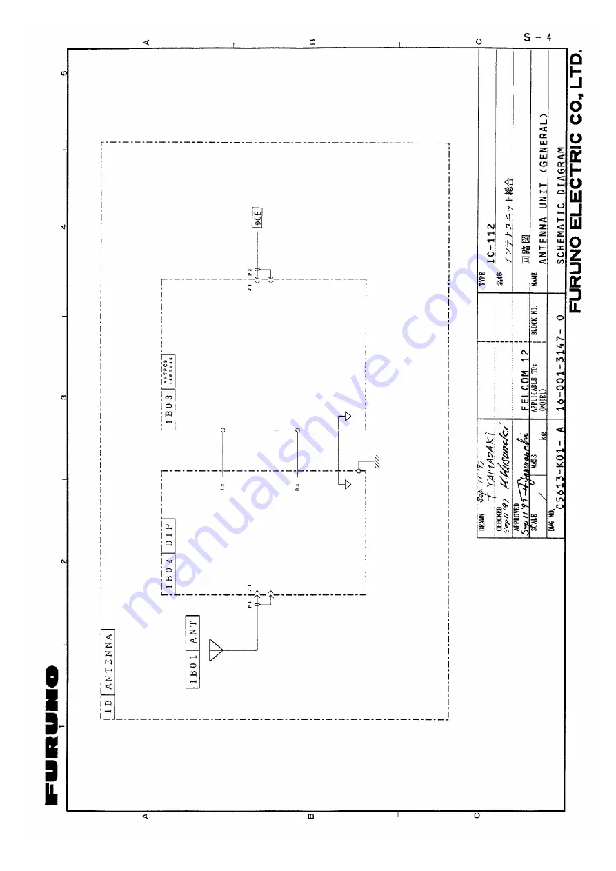 Furuno FELCOM 12 Service Manual Download Page 102