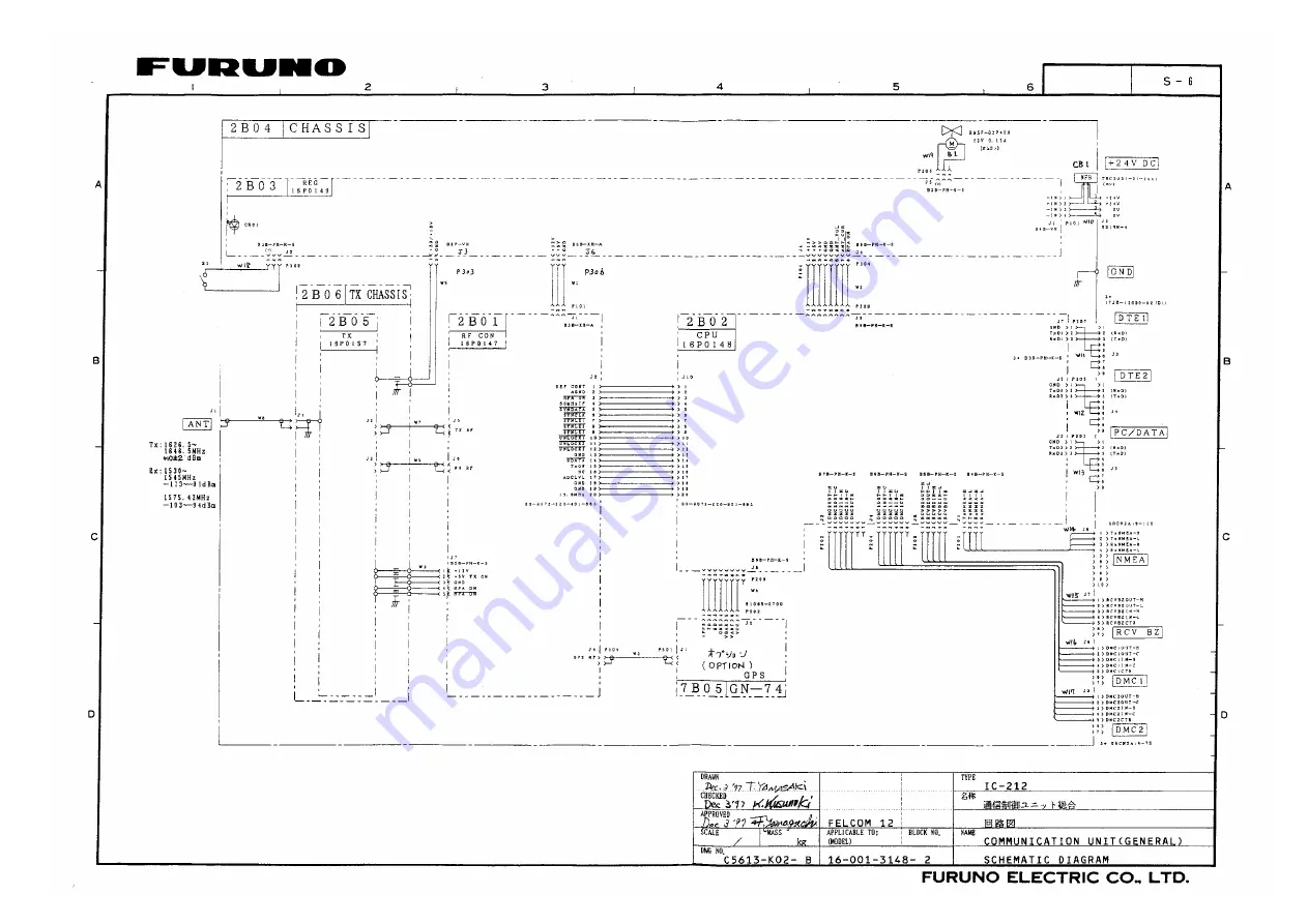 Furuno FELCOM 12 Service Manual Download Page 104