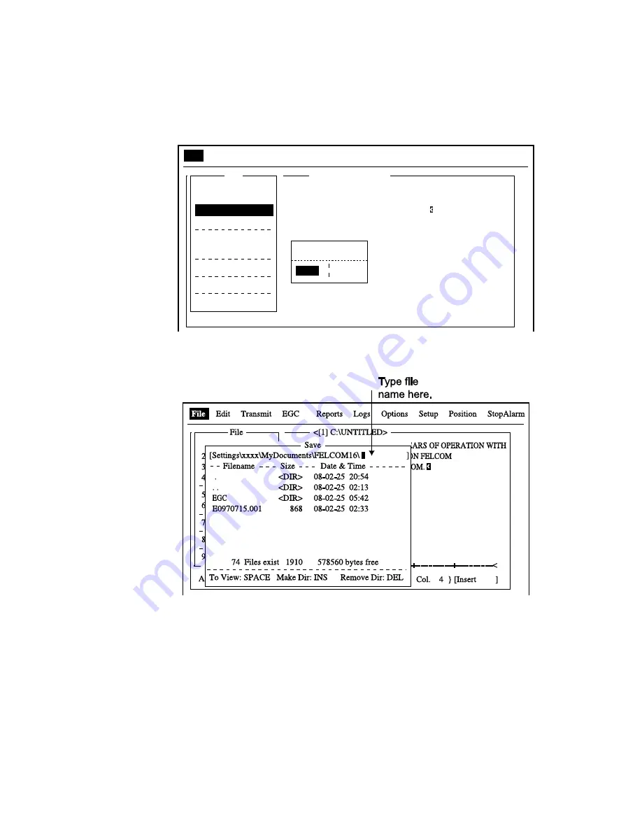 Furuno FELCOM 16 Operator'S Manual Download Page 85