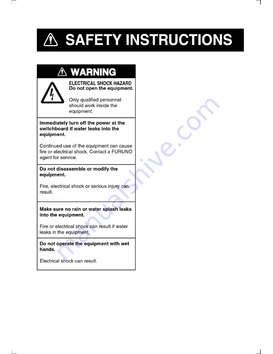 Furuno FI-304 Скачать руководство пользователя страница 3