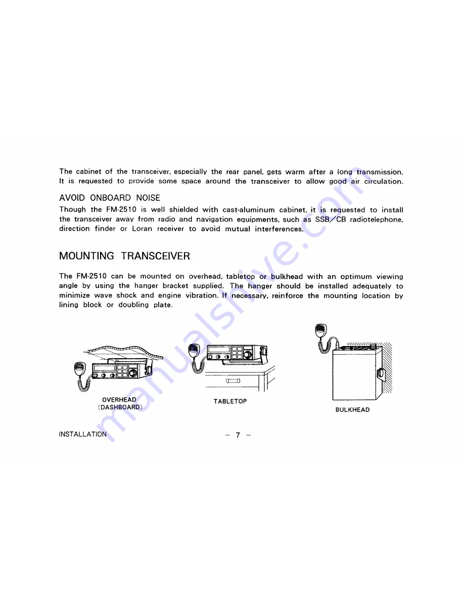 Furuno FM-2510 Скачать руководство пользователя страница 16