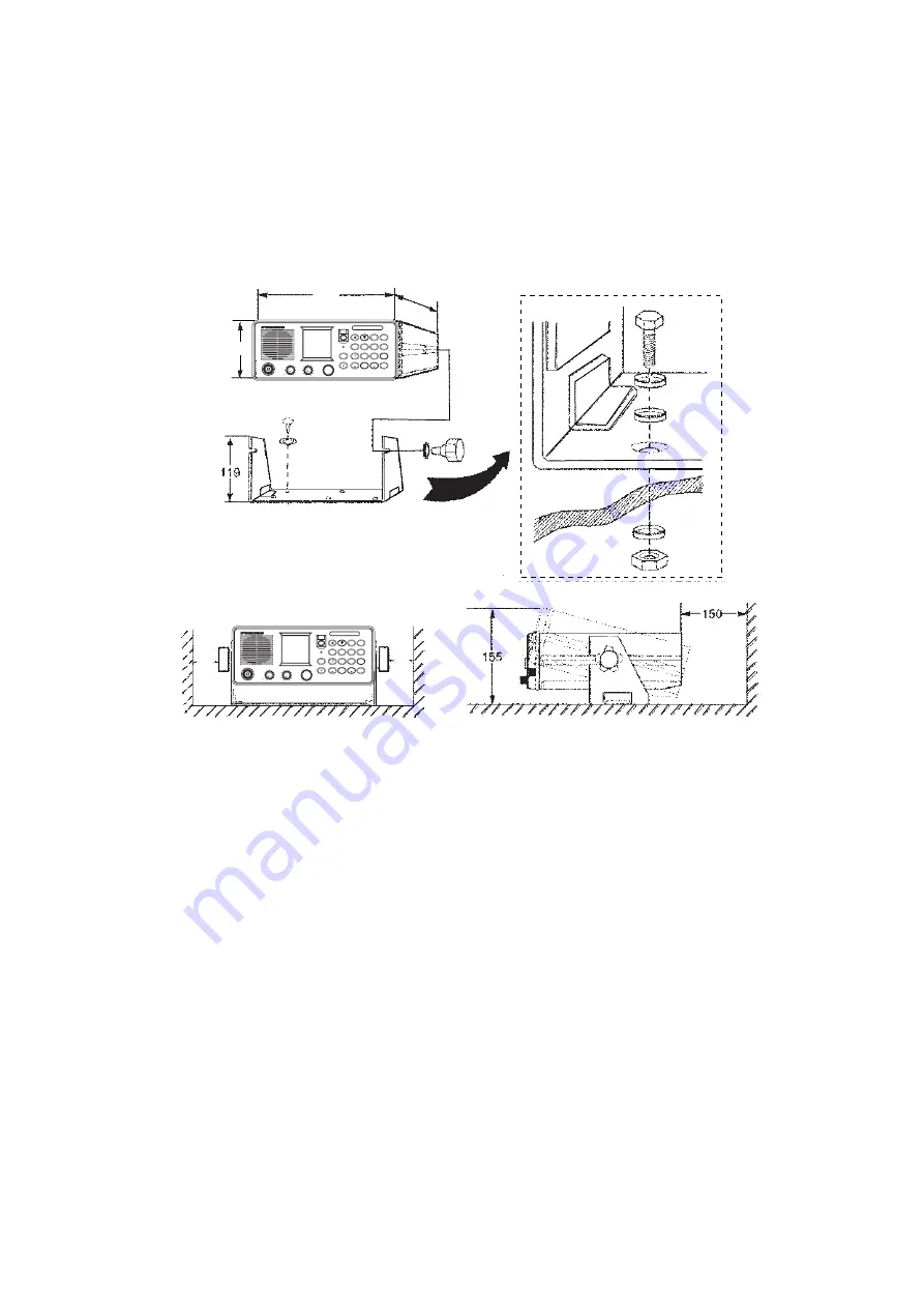 Furuno FM-8800D Installation Manual Download Page 11