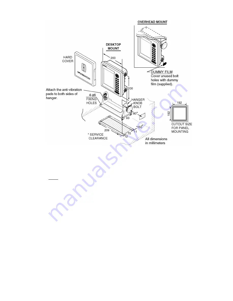 Furuno FMD-1712 Operator'S Manual Download Page 24