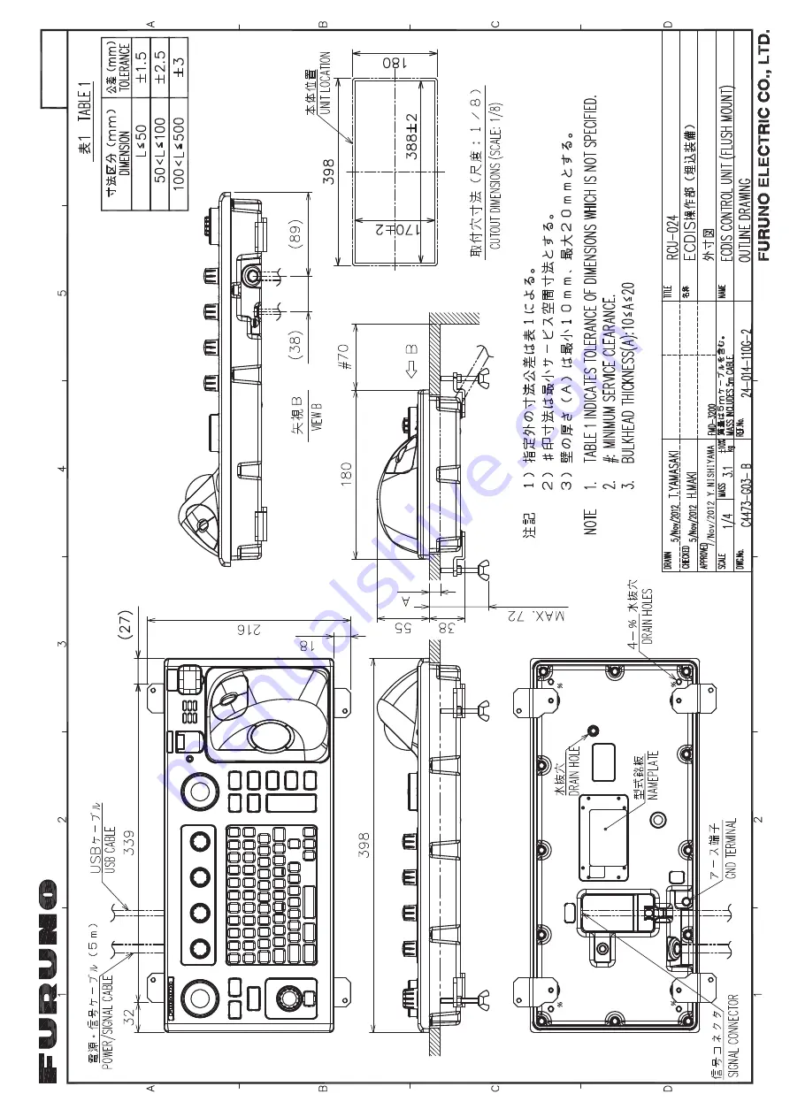 Furuno FMD-3200 Скачать руководство пользователя страница 123