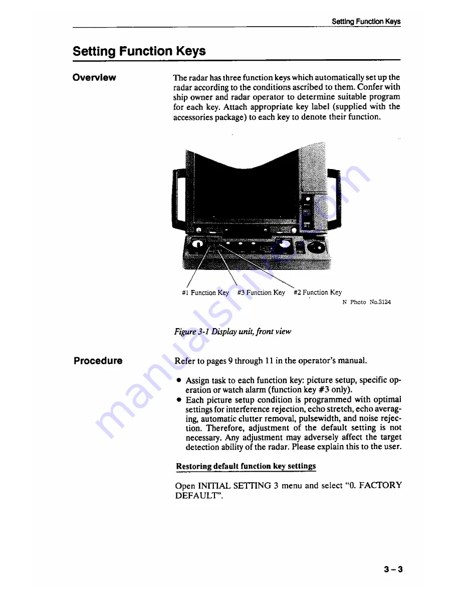 Furuno FR-2110 Operators Скачать руководство пользователя страница 27