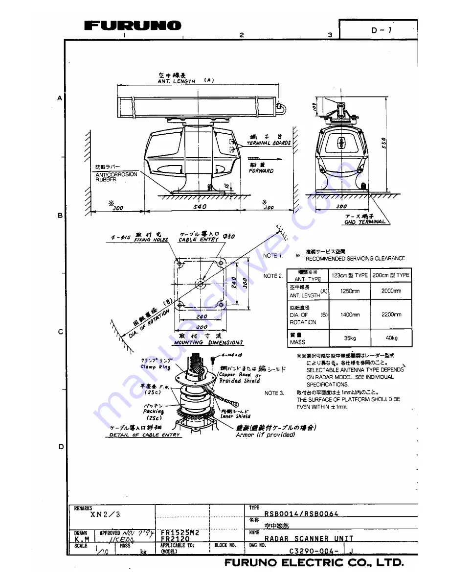 Furuno FR-2110 Operators Скачать руководство пользователя страница 68