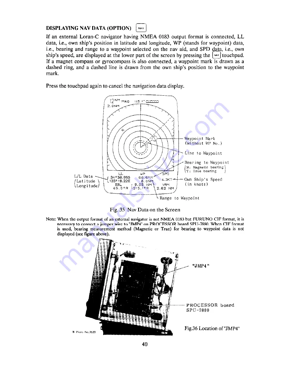 Furuno FR-7100D Operator'S Manual Download Page 49