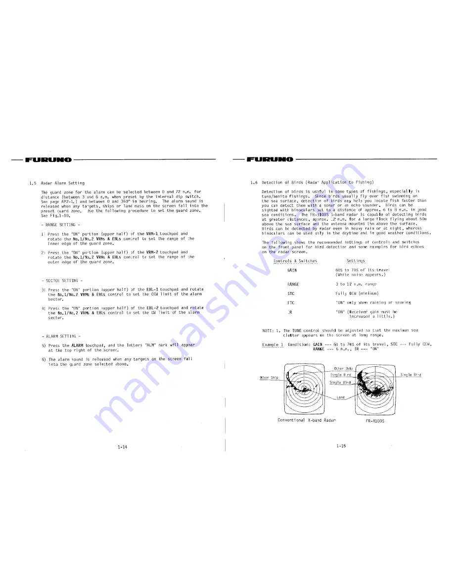 Furuno FR-810DS Operator'S Manual Download Page 13