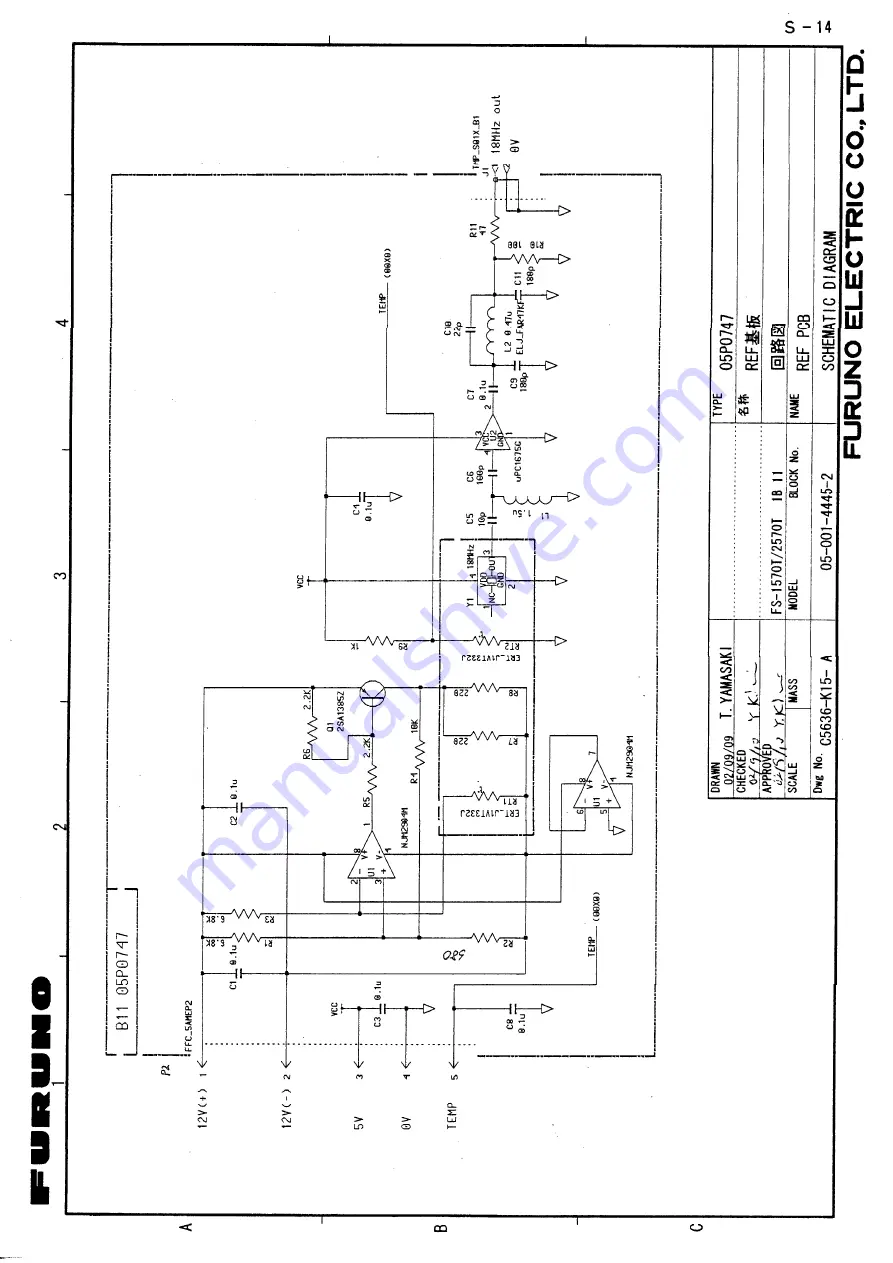 Furuno FS-1570 Service Manual Download Page 275