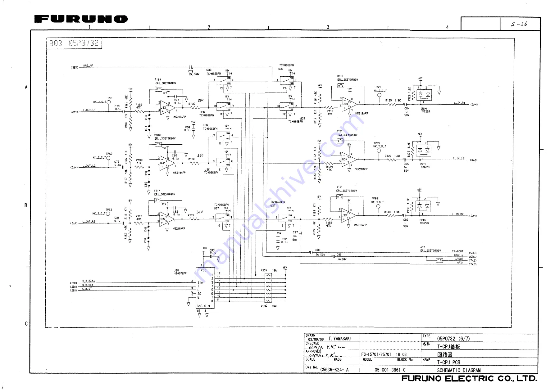 Furuno FS-1570 Service Manual Download Page 287