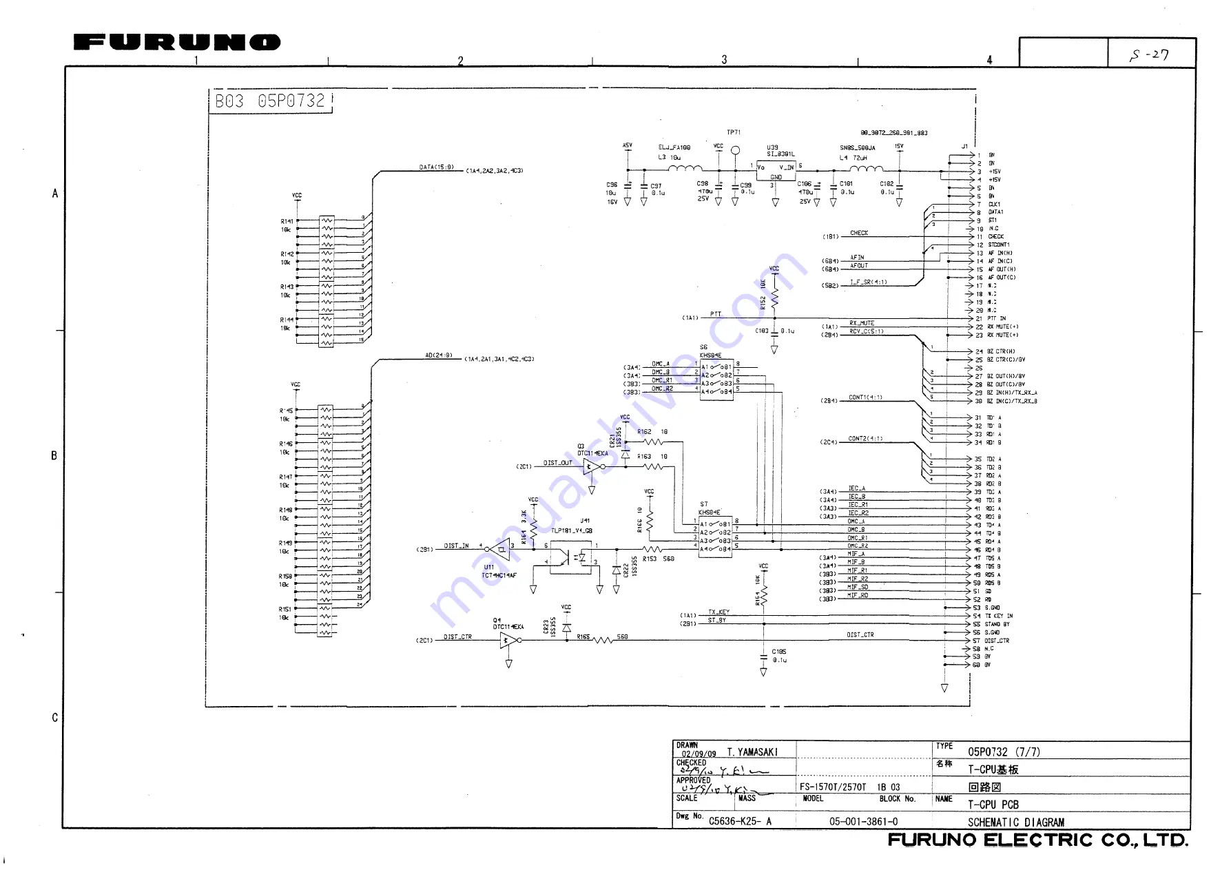 Furuno FS-1570 Service Manual Download Page 288